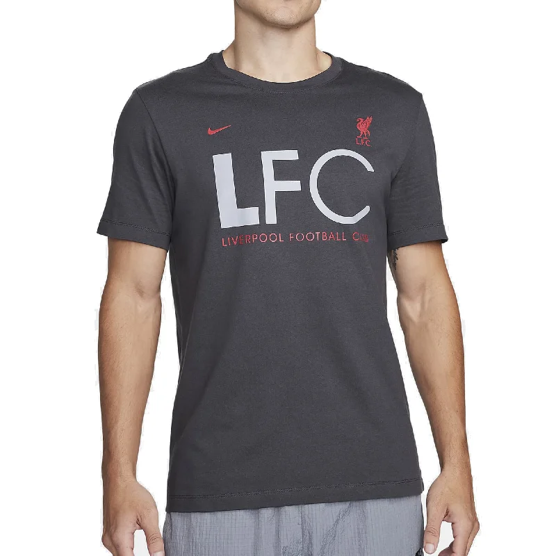 Nike Liverpool Mercurial T-Shirt (Anthracite/Gym Red)