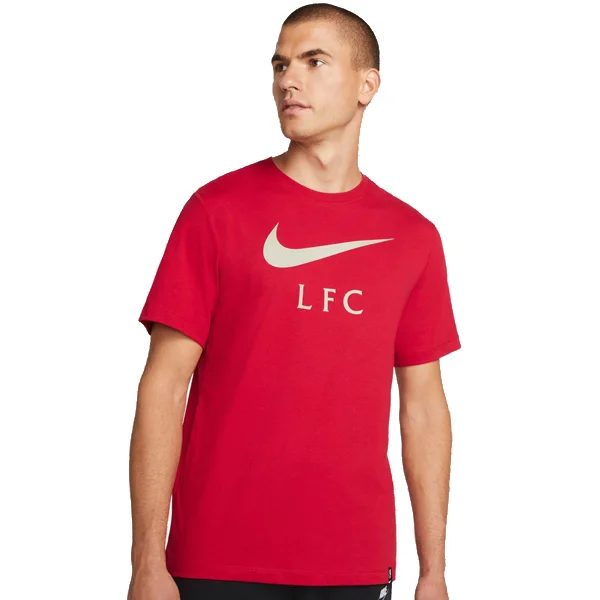 Nike Liverpool Swoosh Club T-Shirt (Gym Red)