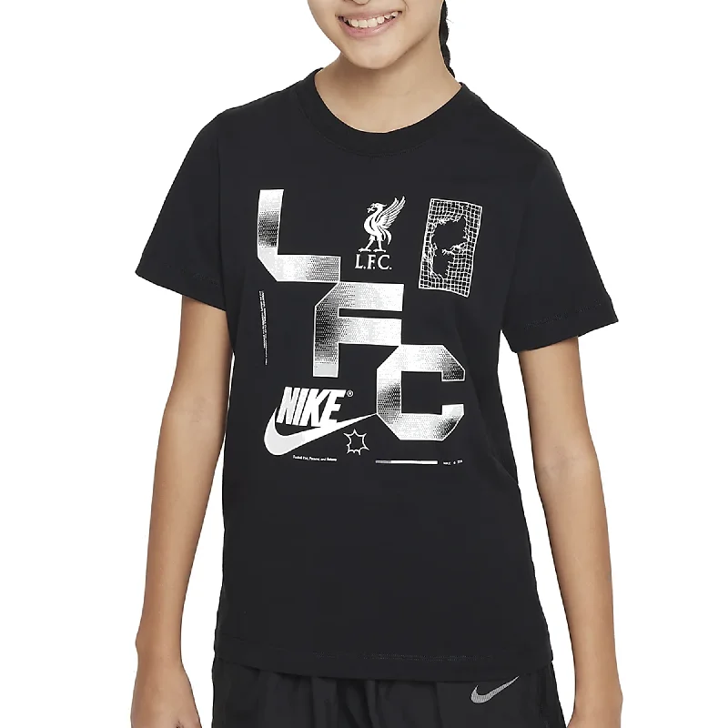 Nike Youth Liverpool Futura T-Shirt (Black)