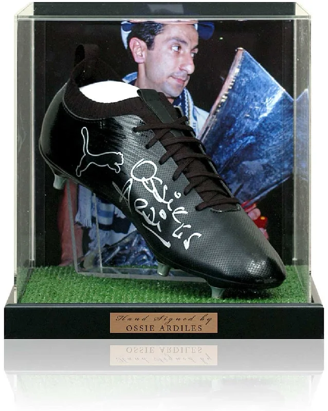 Ossie Ardiles Tottenham Hotspur Hand Signed Football Boot Presentation AFTAL COA