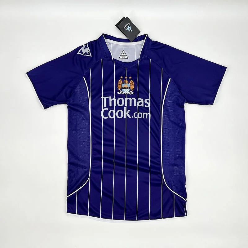 Retro Manchester City 2007∕08 Away Retro Jersey S-XXL(2292)