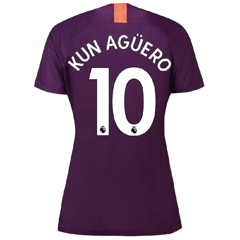 Sergio Aguero Manchester City Women's 2018/19 Third Jersey