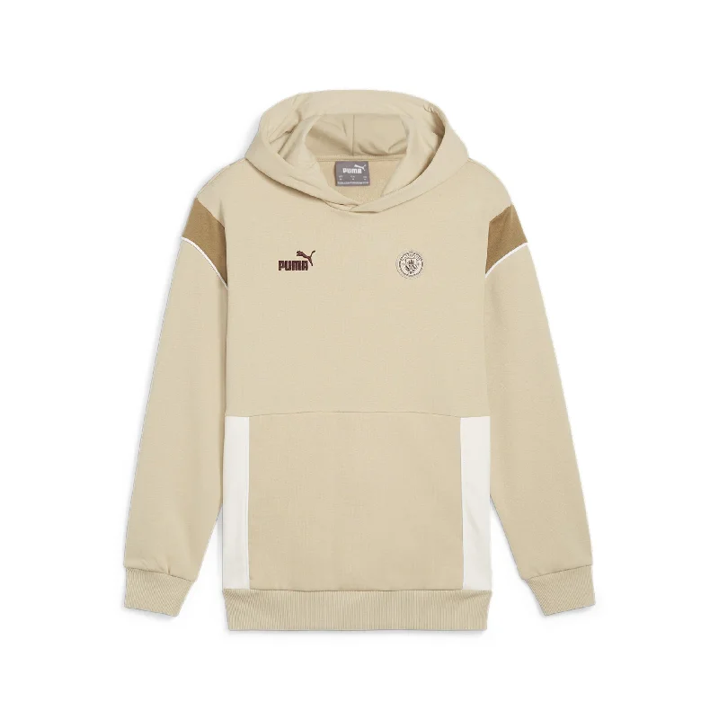 Sweat à Capuche Manchester City FtblArchive Homme 2023/24 Beige