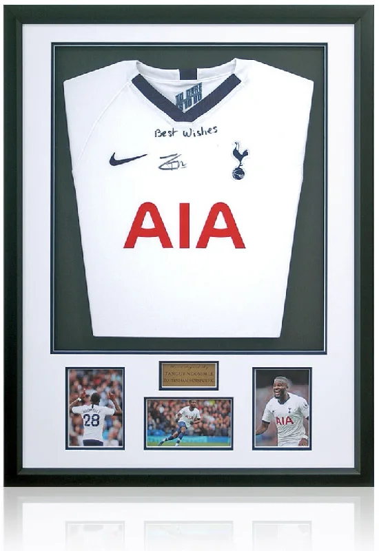 Tanguy Ndombele Tottenham Hotspur Hand Signed Home Football Shirt COA