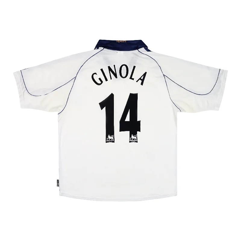 TOTTENHAM 1999-01 HOME SHIRT- GINOLA 14 - L