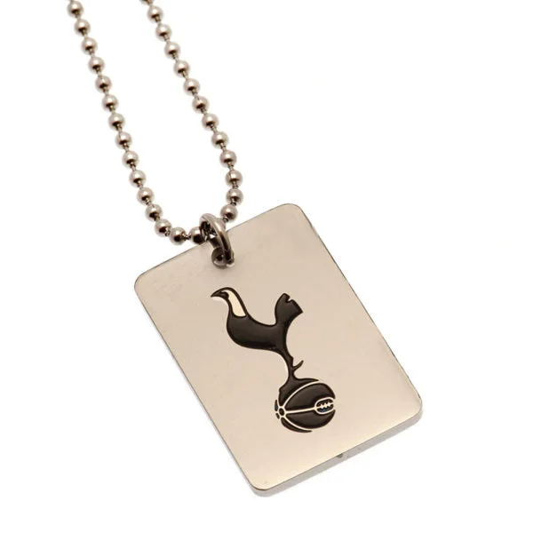 Tottenham Hotspur FC Enamel Crest Dog Tag & Chain