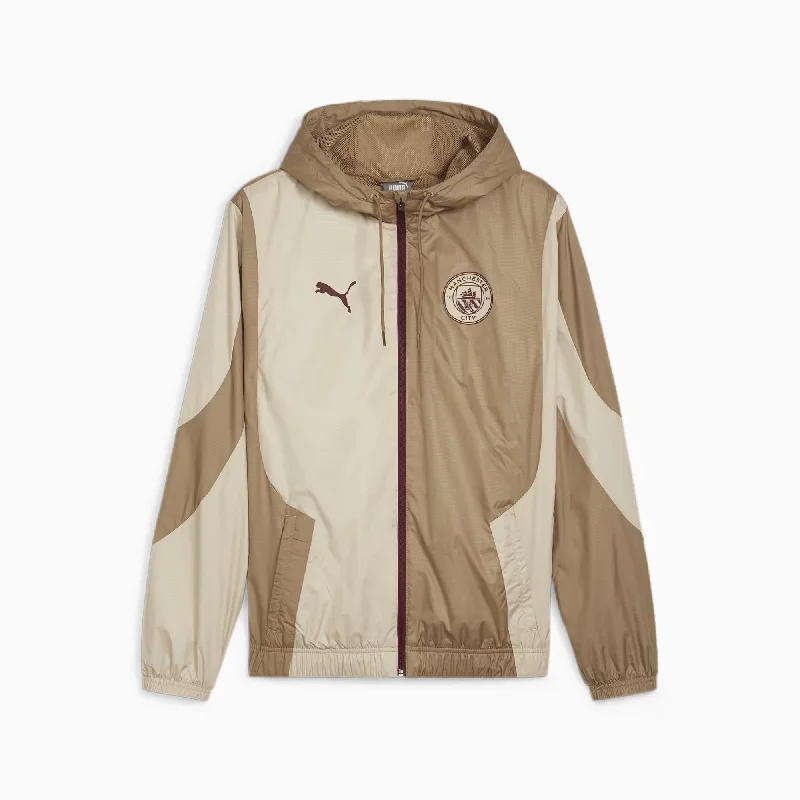 Veste Manchester City Pre-match Homme 2023/24 Beige