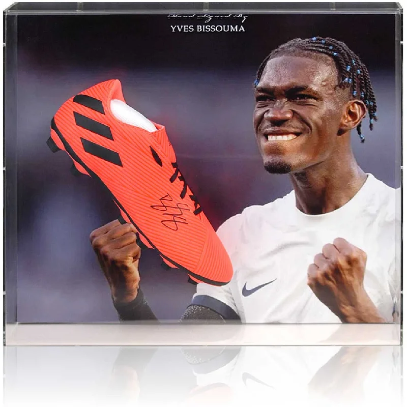 Yves Bissouma Tottenham Hotspur Hand Signed Football Boot Presentation COA