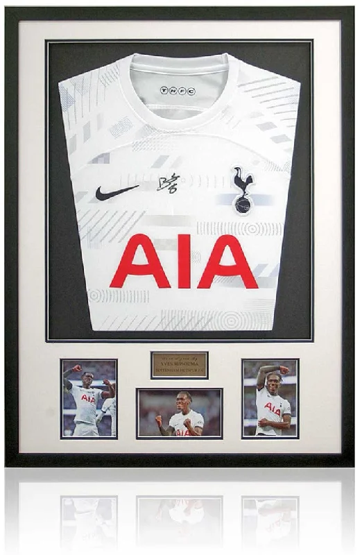 Yves Bissouma Tottenham Hotspur Hand Signed Football Shirt AFTAL COA